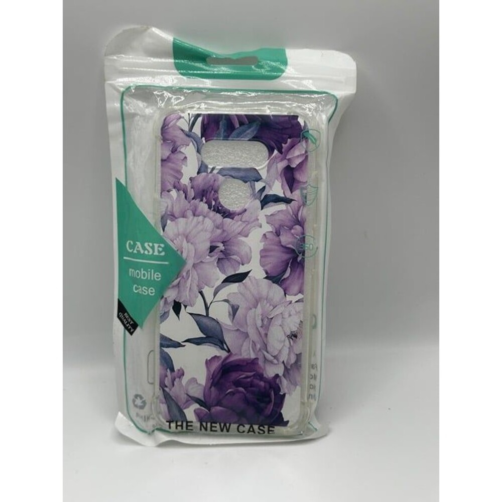 Floral Case for LG Harmony 2 K10 2017 Slim Shockproof Cover Purple